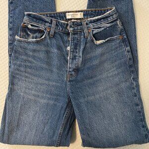 Abercrombie and Fitch Curve Love The Dad High Rise size 26